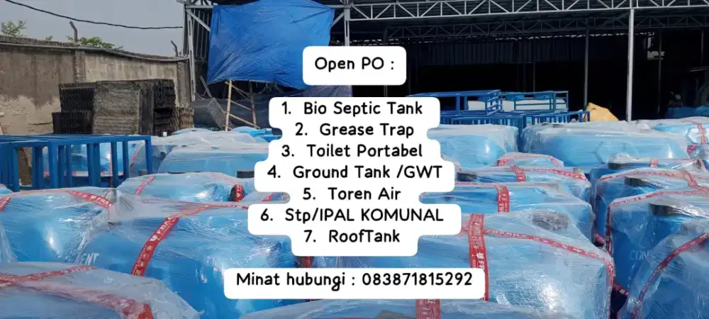 DIJUAL SEPITENG PABRIKASI BOS MULAI UKURAN 500 LITER-10.000 LITER