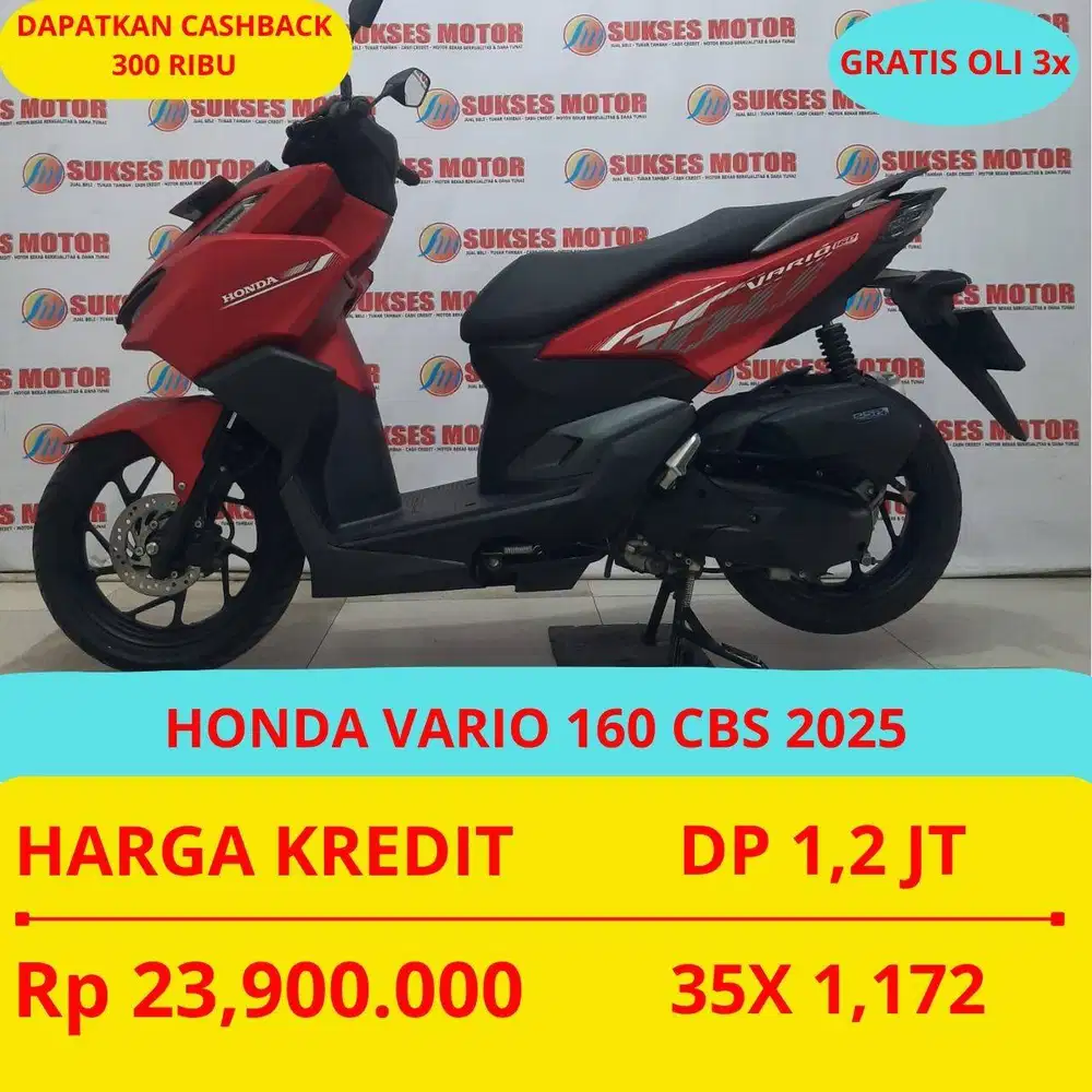 HONDA VARIO 160 CBS 2025 DP MURAH 1,2 JUTA GUYSS