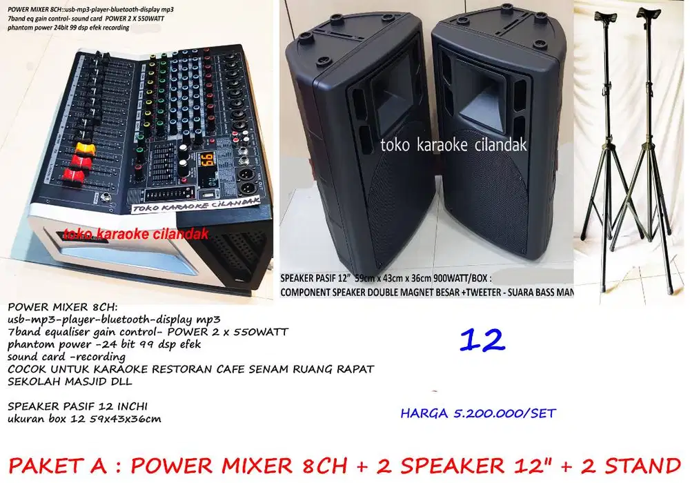 paket speaker cocok buat karaoke pesta keluarga