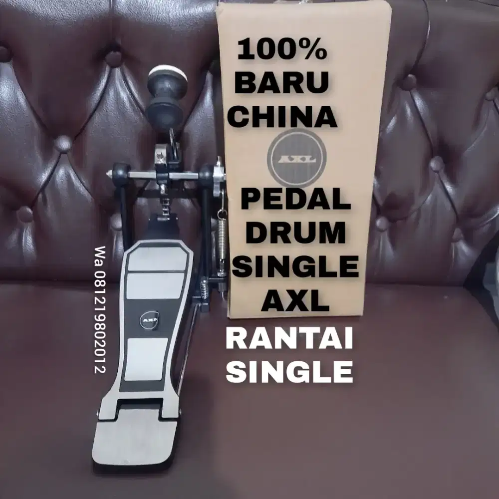 100%baru PEDAL DRUM SINGLE AXL CHINA