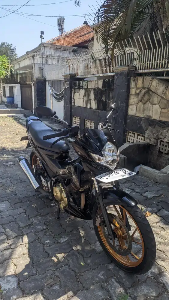 Satria FU Spesial Edition 2013 Hitam Gold Km50Rban Original
