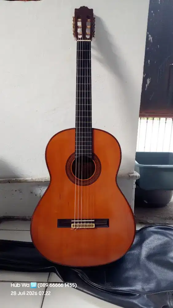 Gitar klasik vintage yamaha G255S Solid top Rare 80' an kondisi mulus