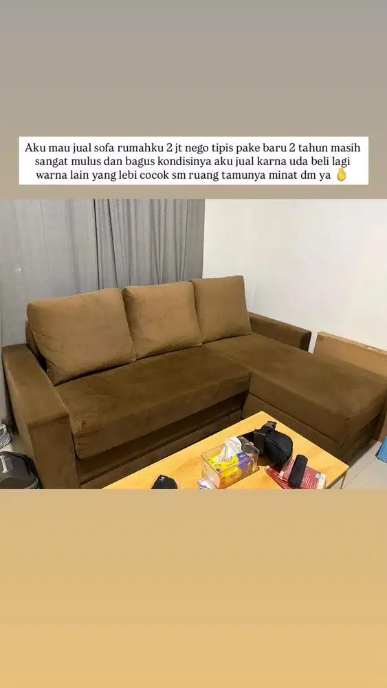 SOFA MASIH BAGUS LIKENEW