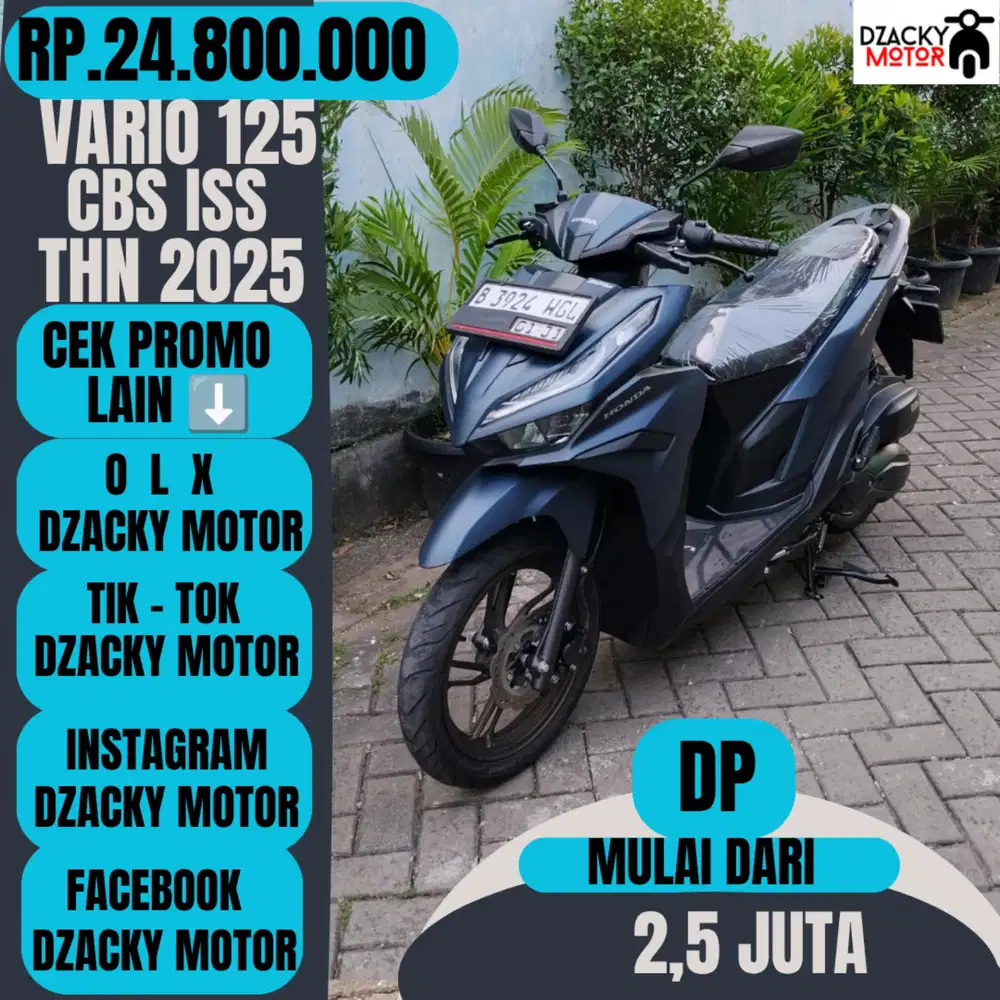 VARIO 125 CBS ISS THN 2025 SECOND LIKE NEW