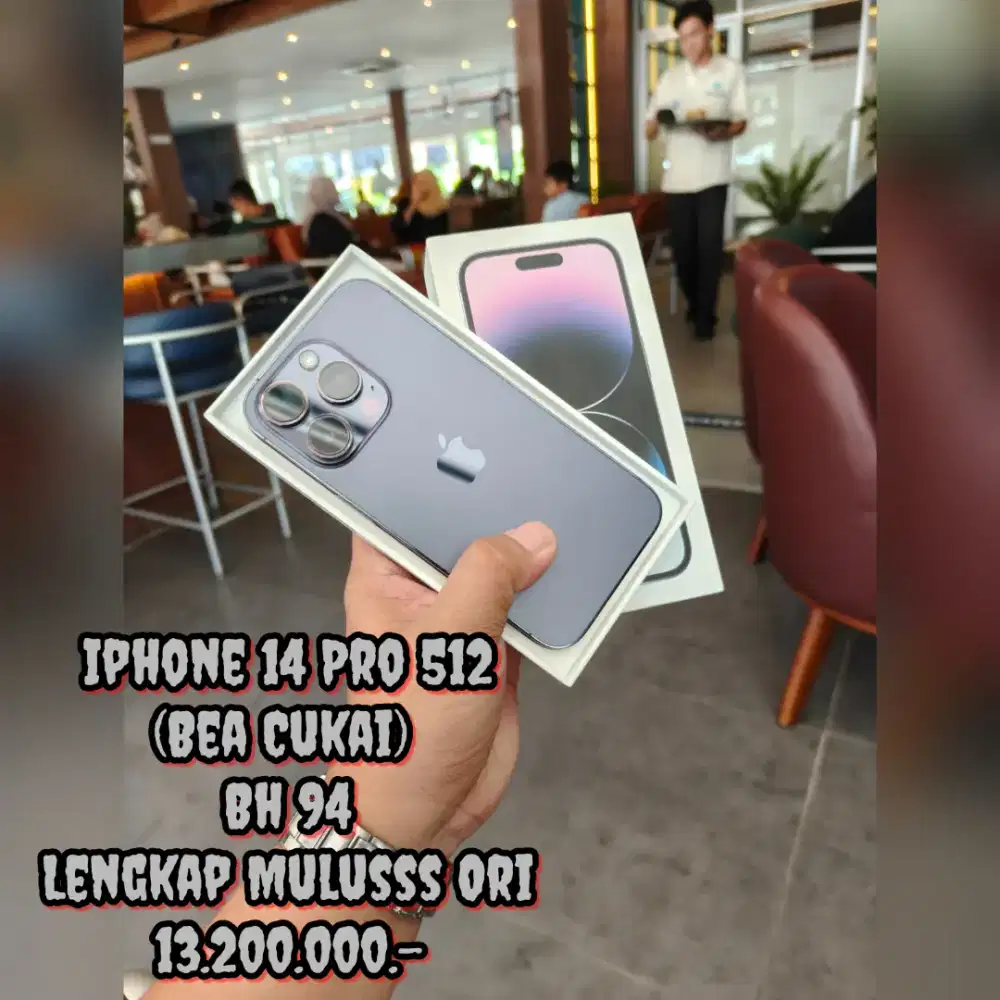 Iphone 14 Pro 512 (Bea Cukai) Bh 94