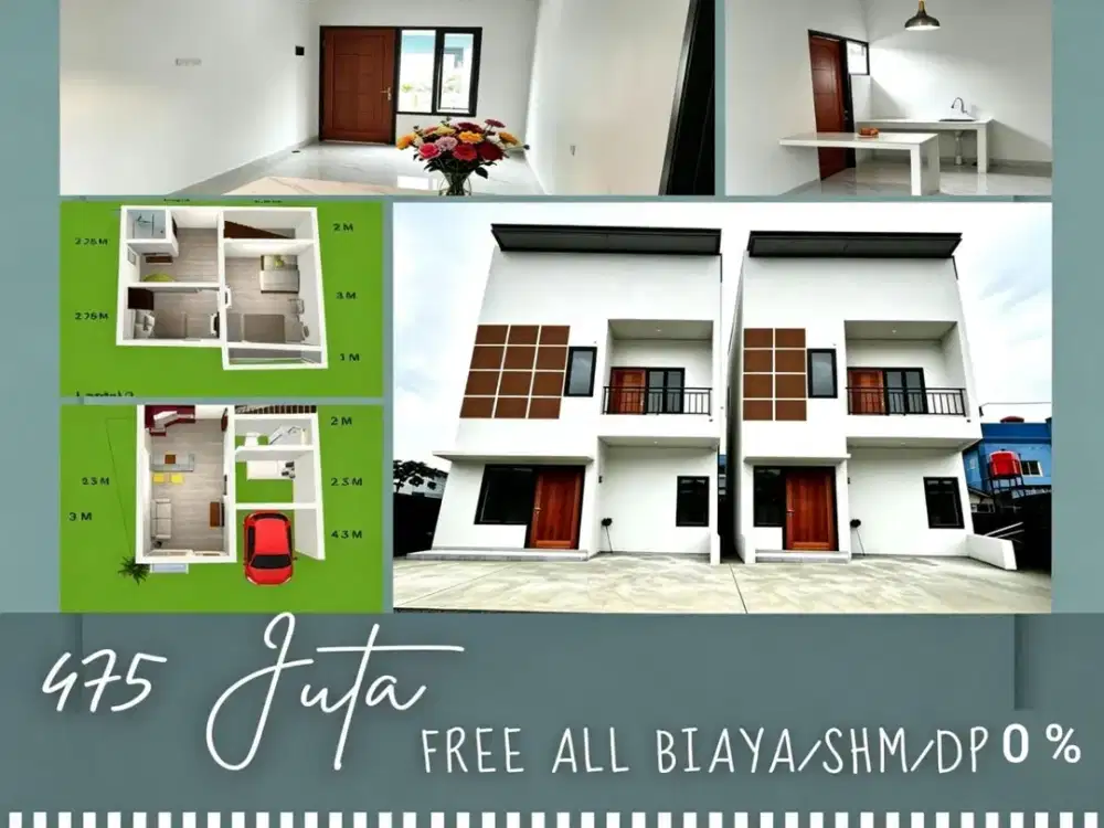 Jual Rumah New 2 Lantai Murah di Area Tapos Depok - Dekat LRT Cimanggis