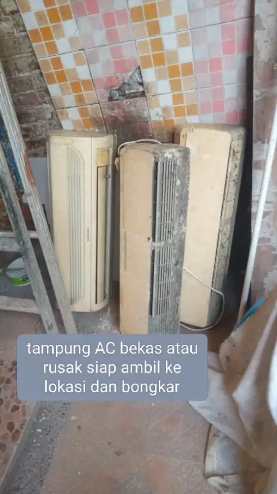 Tampung AC bekas