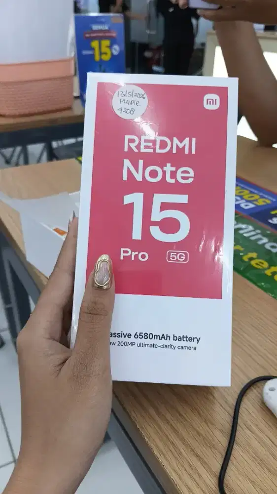 Redmi Note 15 Pro  8/256 GB dapat voucher 300K
