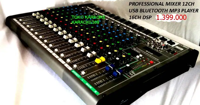 mixer 12 chennel udh di lengkap i USB bluethoot