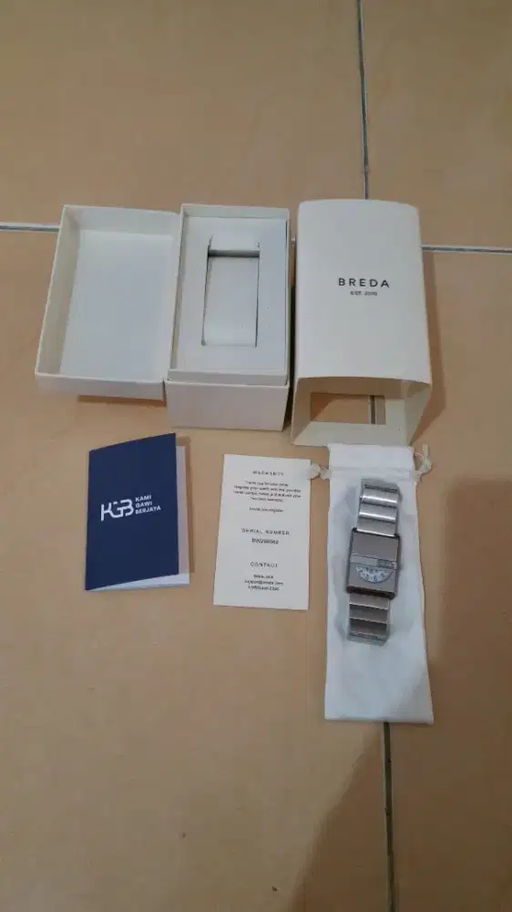 Jam tangan Breda original stainless steel mulus