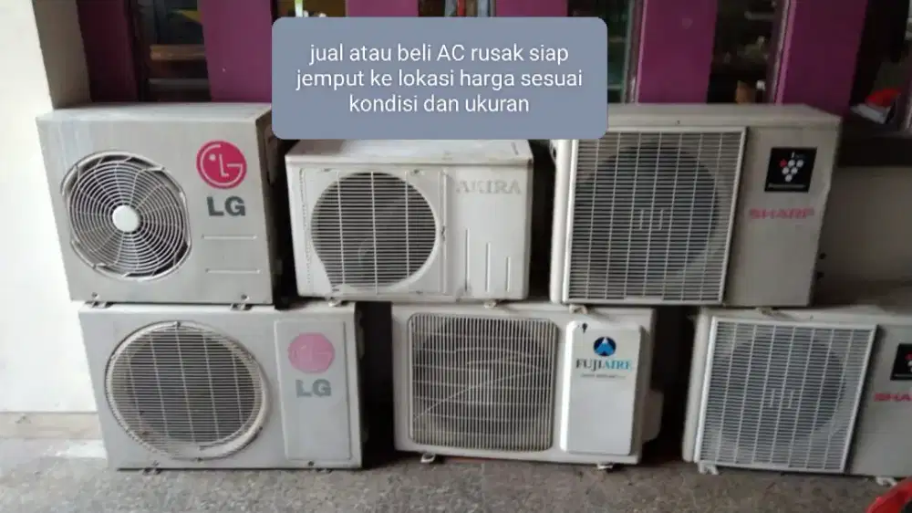 Tampung AC bekas