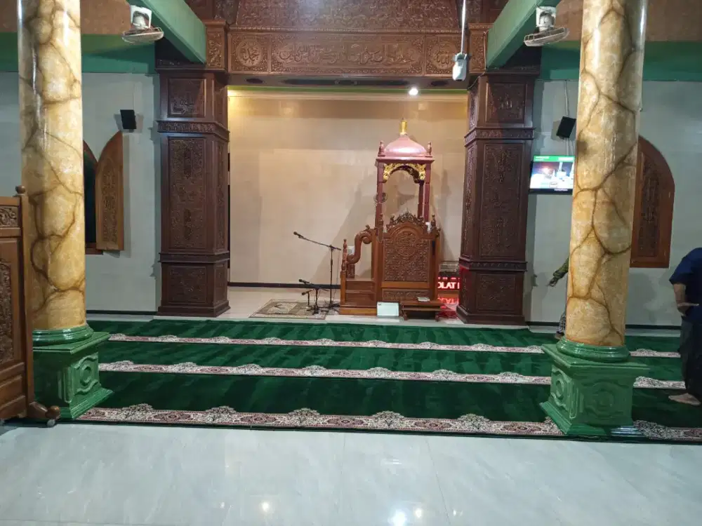 Karpet Masjid Turkiye Tebal Padat - Century 18mm Gratis Pasang