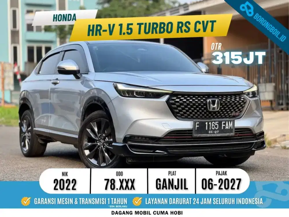 HRV 1.5 turbo RS CVT 2022 abu abu