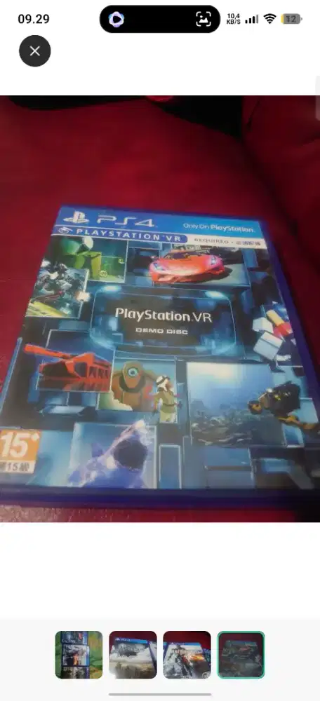 Kaset ps4 demo vr