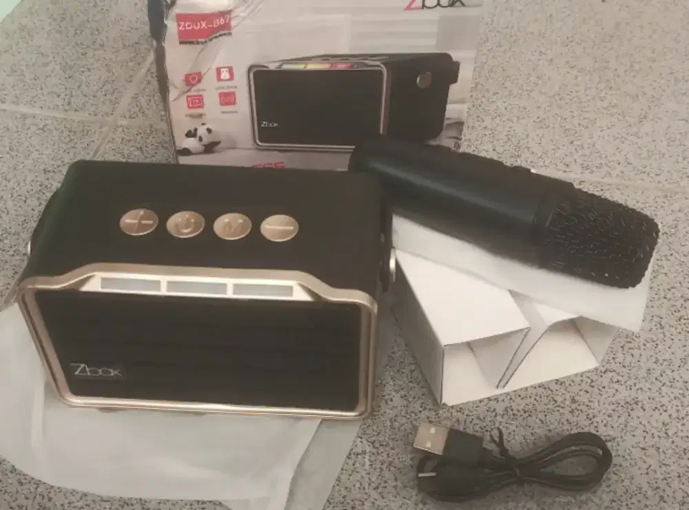 SPEAKER BLUETOOTH KARAOKE ZBOX B67 + MIC (NEW)