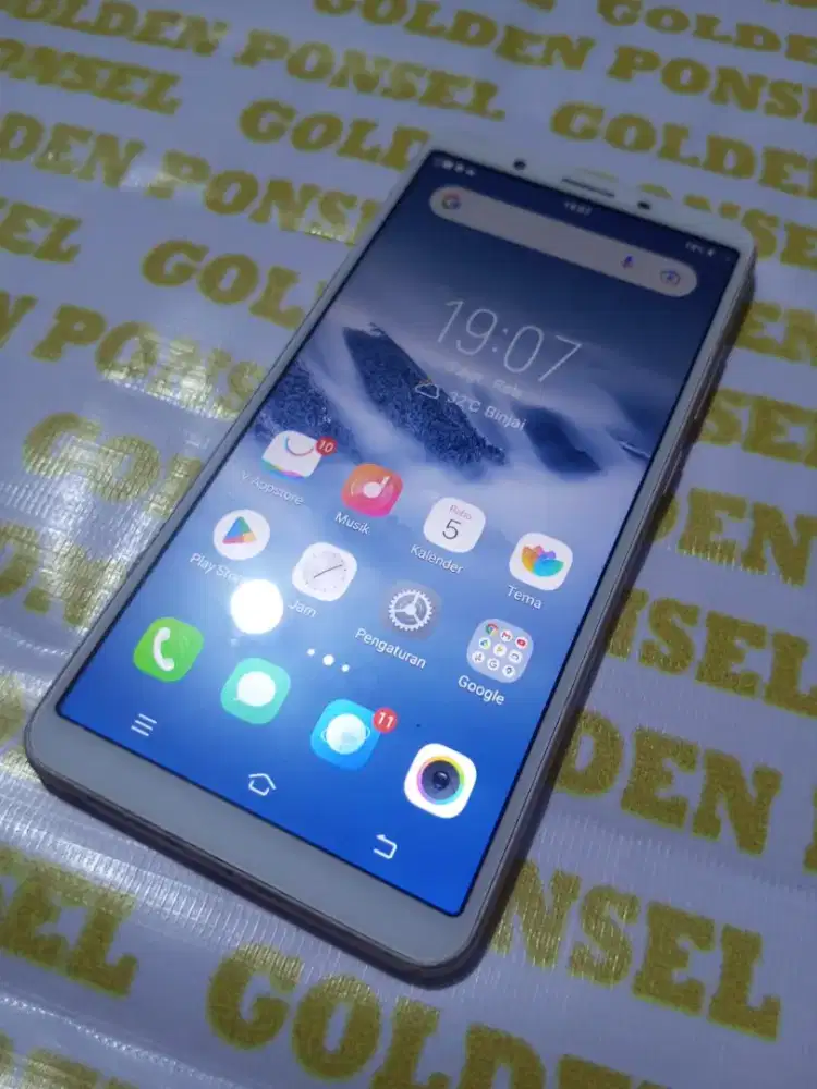 Vivo Y71-4G.Facelock.Ram 3/16GB.ORI.GOLDEN PONSEL