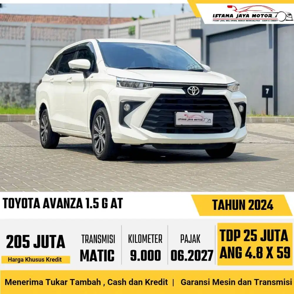 KM 9RB !! Toyota Avanza G 1.5 Automatic 2024