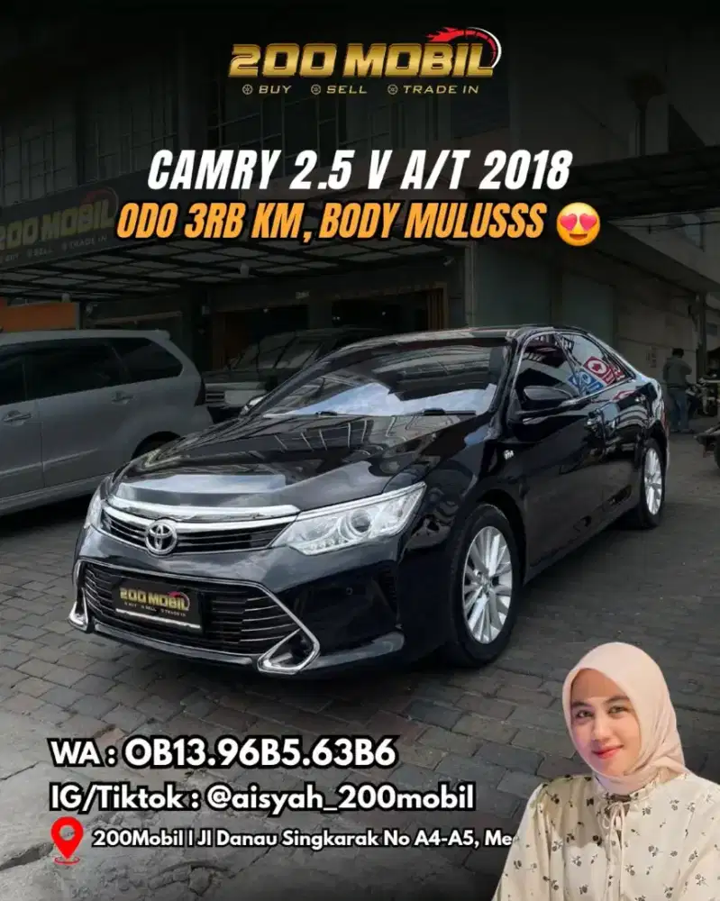 Toyota Camry 2.5 V A/T 2018 Bensin