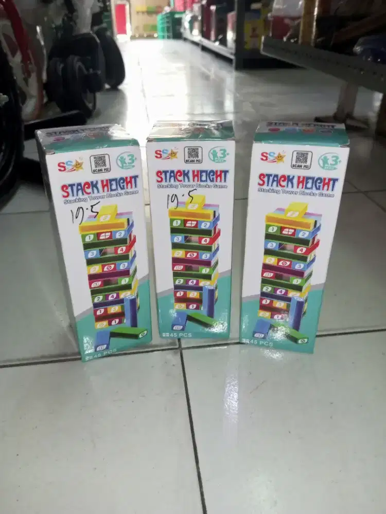 Mainan Anak balon susun stacko mini