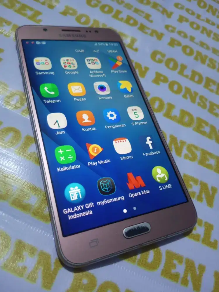 Samsung J7-16.4G.Dualsim.Ram 2/16GB.GOLDEN PONSEL