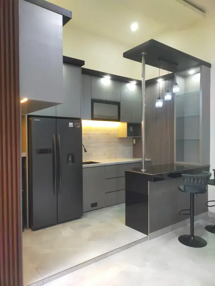 Kitchen set Mini Bar Wall Panel