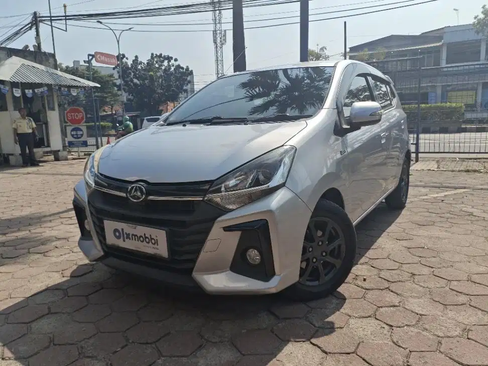 DP MURAH Daihatsu Ayla 1.2 X Bensin-AT 2021 Silver CUBHD