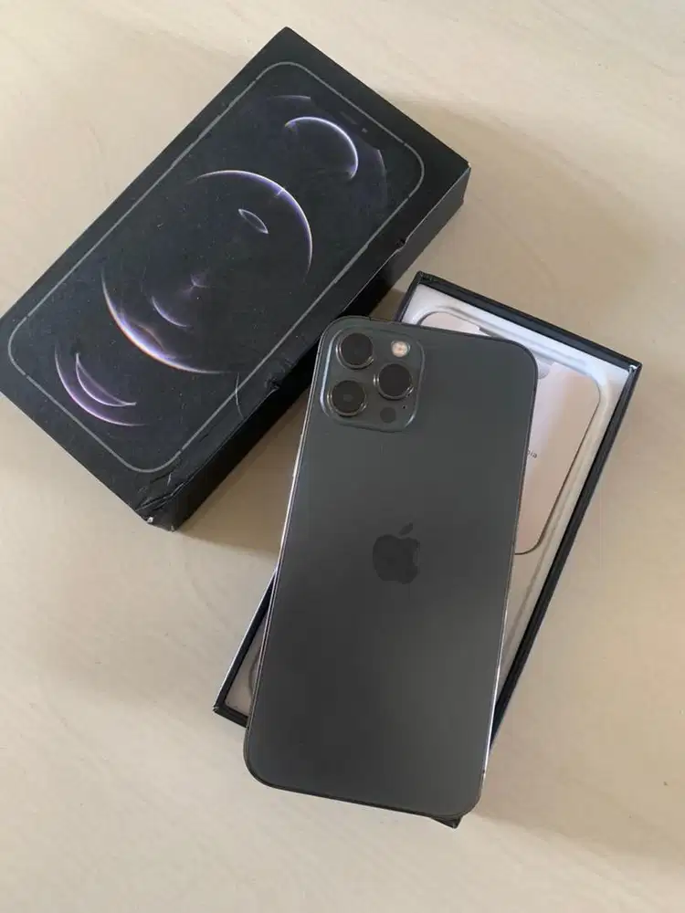 Iphone 12 Pro Max 128gb Graphite Mulus Normal Murah Malang Batu
