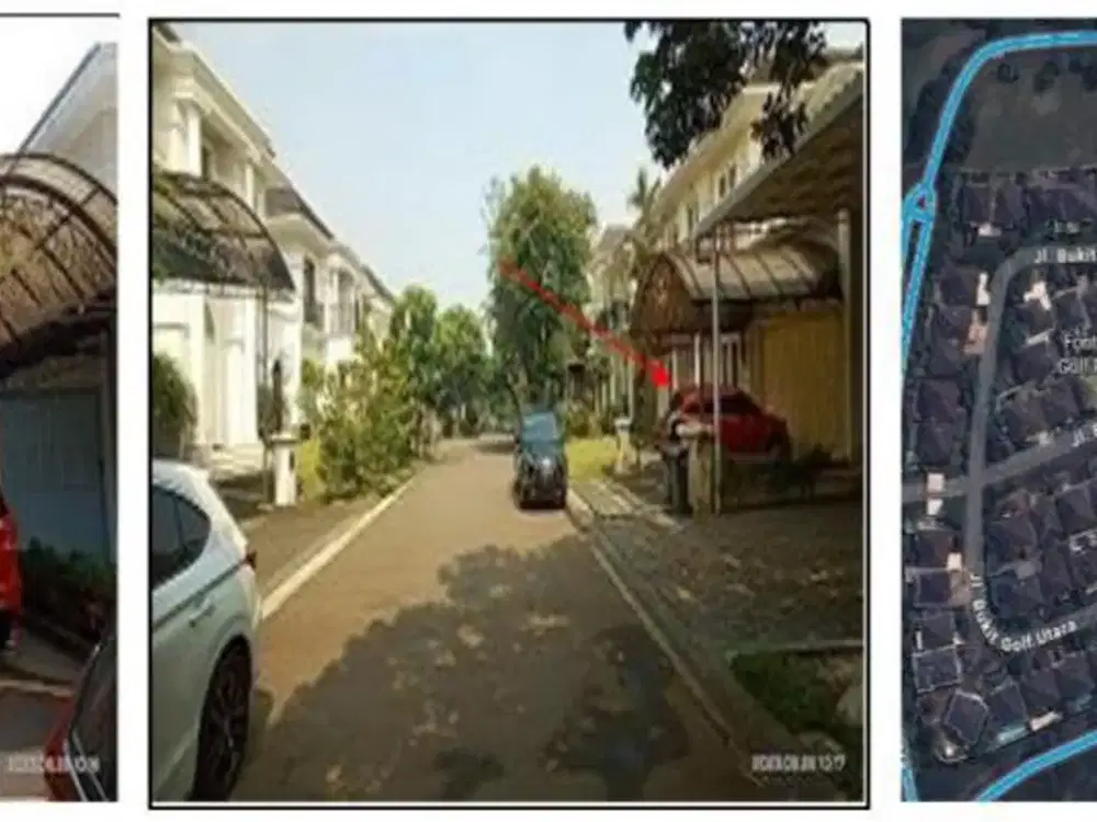 Rumah murah jalan bukit golf utara lengkok karya tangerang selatan