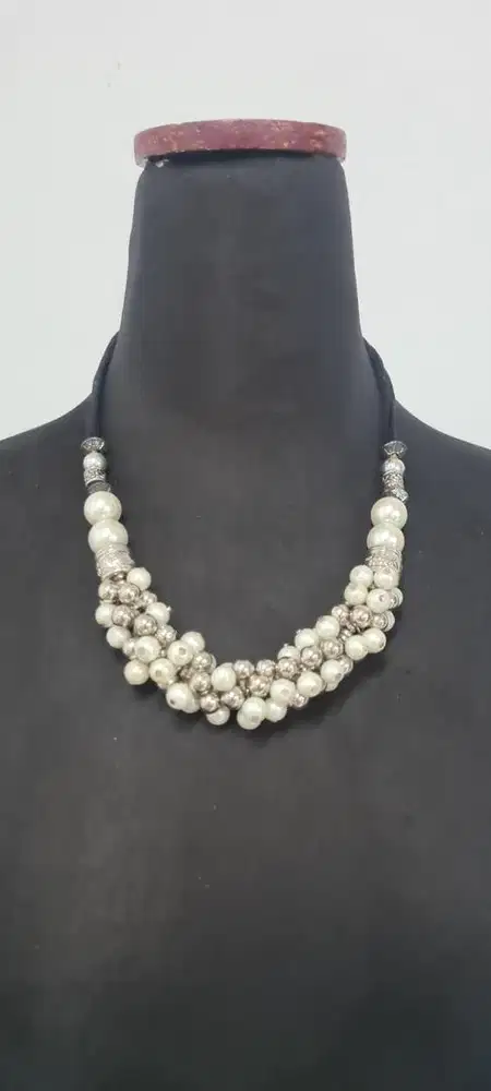 Kalung mutiara premium, kalung manik
