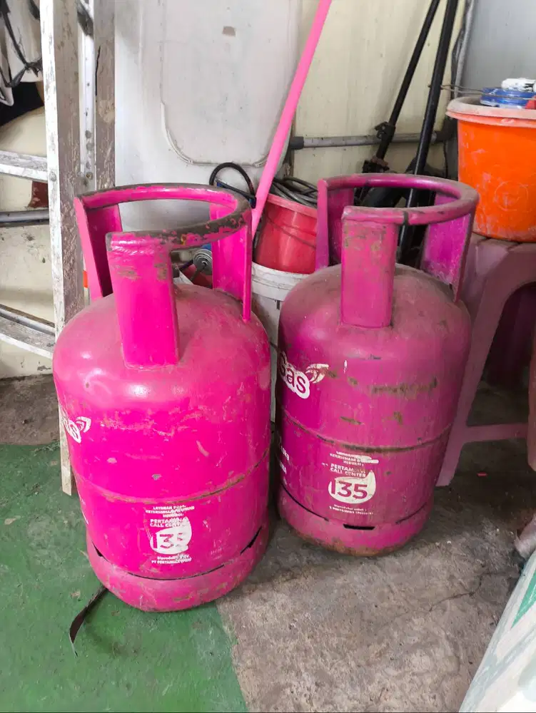 DIJUAL TABUNG GAS KOSONG 12KG (PINK) ADA 2PCS