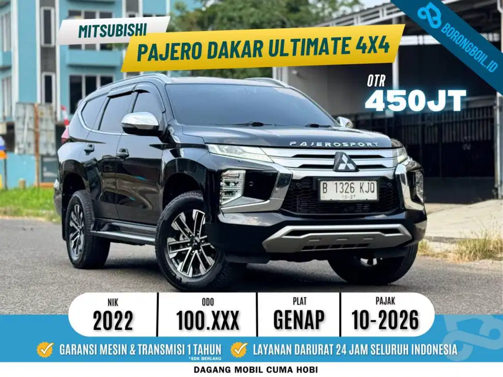 Pajero Dakar Ultimate 4x4 2022 Hitam