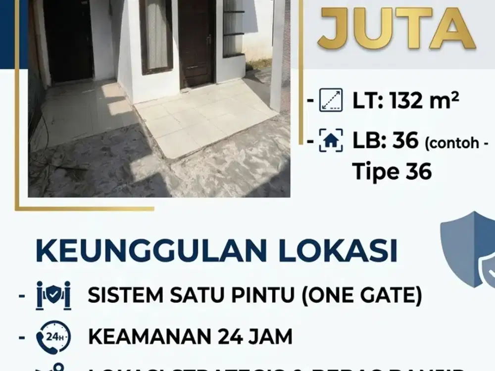 DIJUAL MURAH! RUMAH POJOK LUAS DI KARANGPLOSO