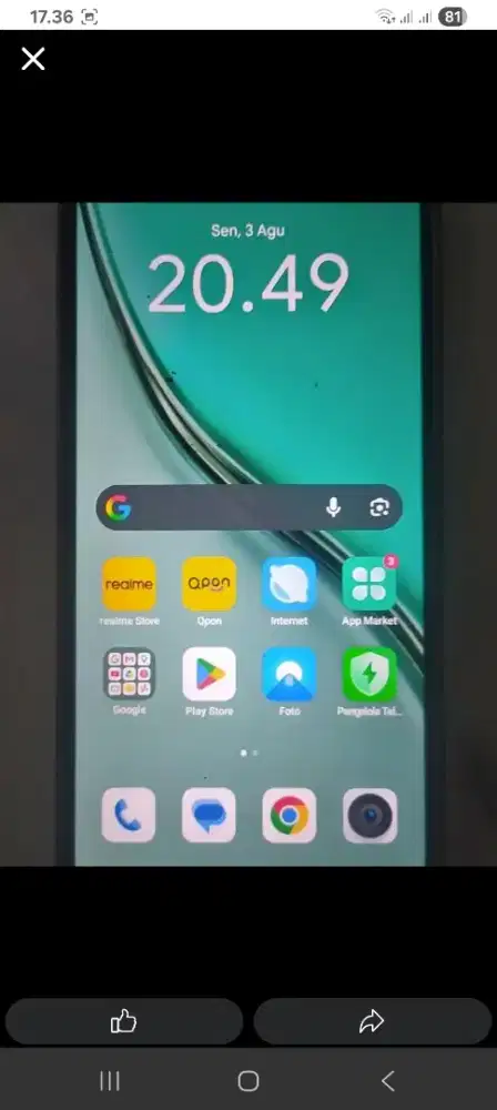 Realme P3 Lite RAM 4+8GB