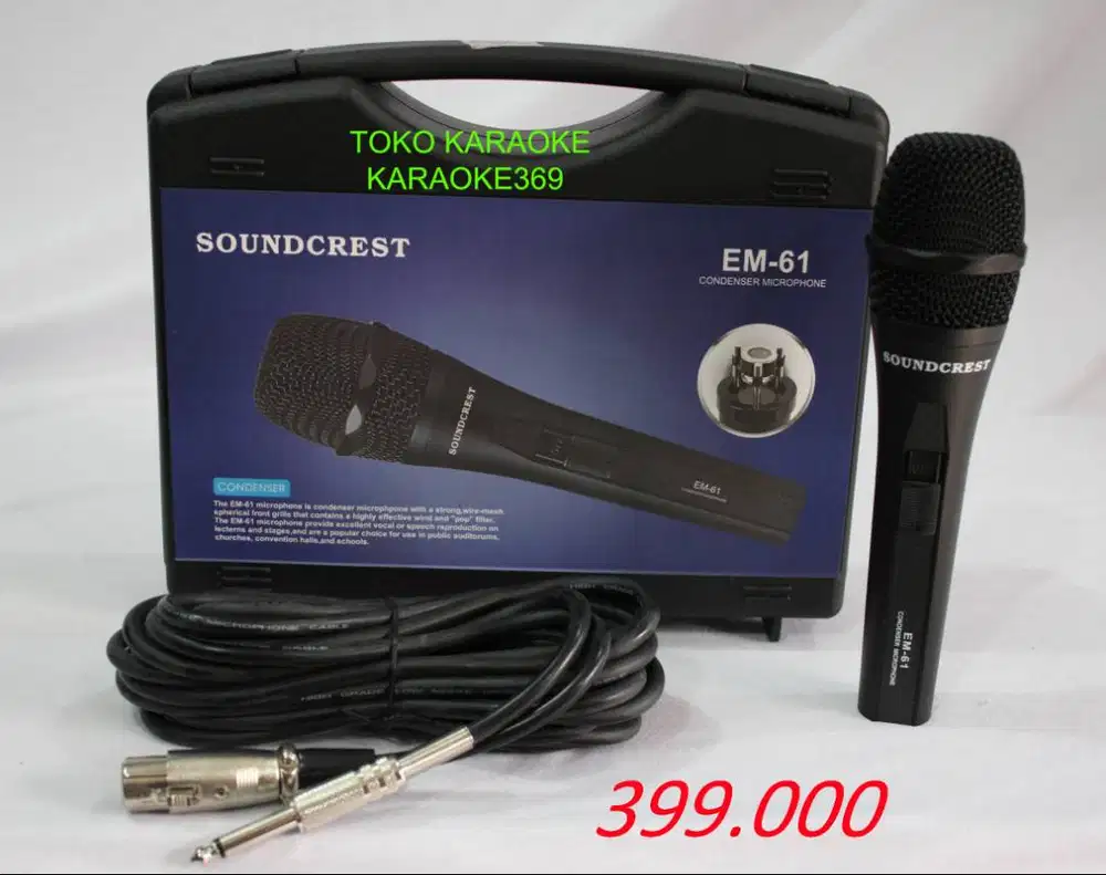 microphone kabel udah sama tempat nyaa