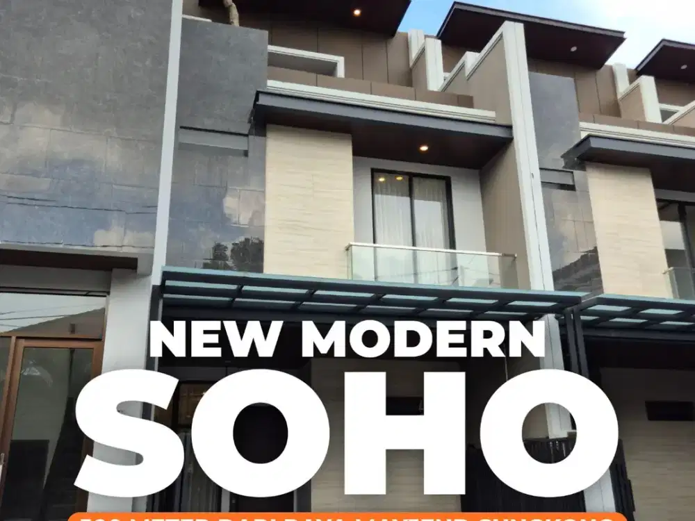 NEW MODERN SOHO Rumah Kantor Lokasi Strategis di Pakis Tirtosari Surabaya Barat