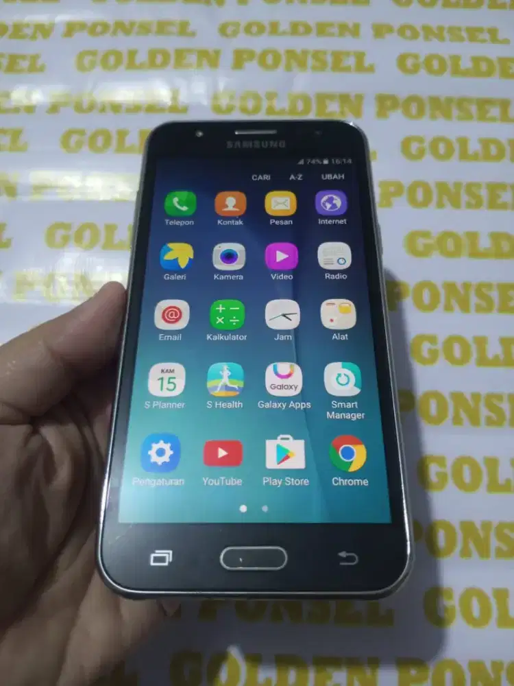 Samsung J5 Duos-4G.Amoled.Ram 1,5/8GB.ORI.GOLDEN PONSEL