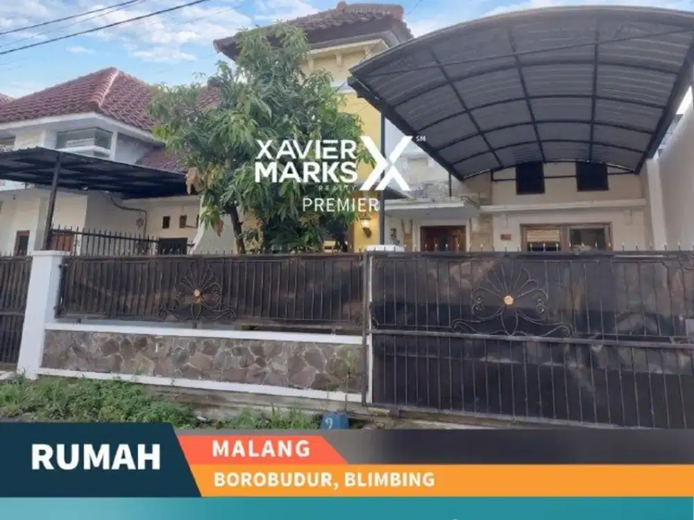 Rumah Dekat Hwa Ind Di Perumahan Borobudur, Blimbing Kota Malang