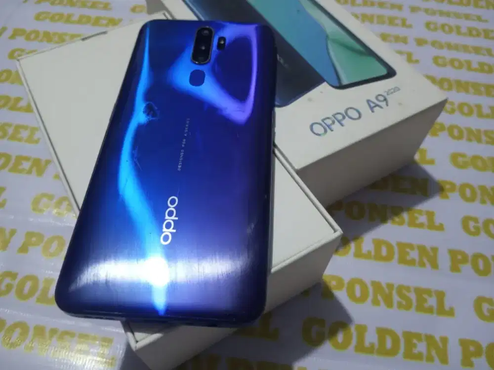 Oppo A9-4G.Finger.Ram 8+3/128GB.ORI.GOLDEN PONSEL