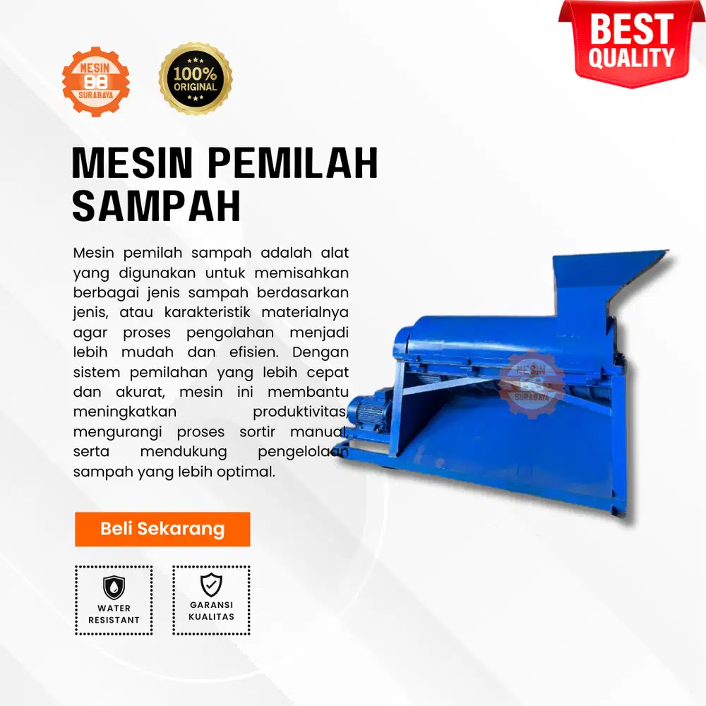 MESIN PEMILAH SAMPAH - BARU - TERMURAH