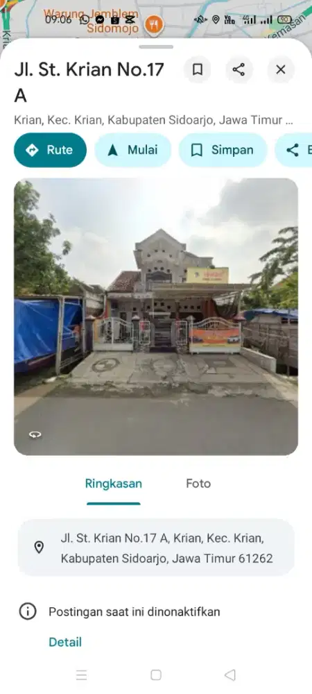 Dijual Atau Dikontrakkan