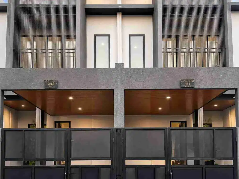 Dijual Rumah Baru Desain Modern Tropis 2 Lantai di Poris Indah