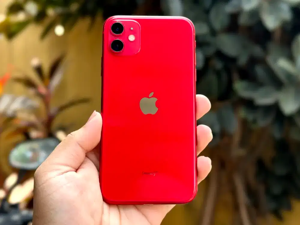 iPhone 11 64GB Resmi iBox Indonesia Mulus Murah RED Merah Digimap