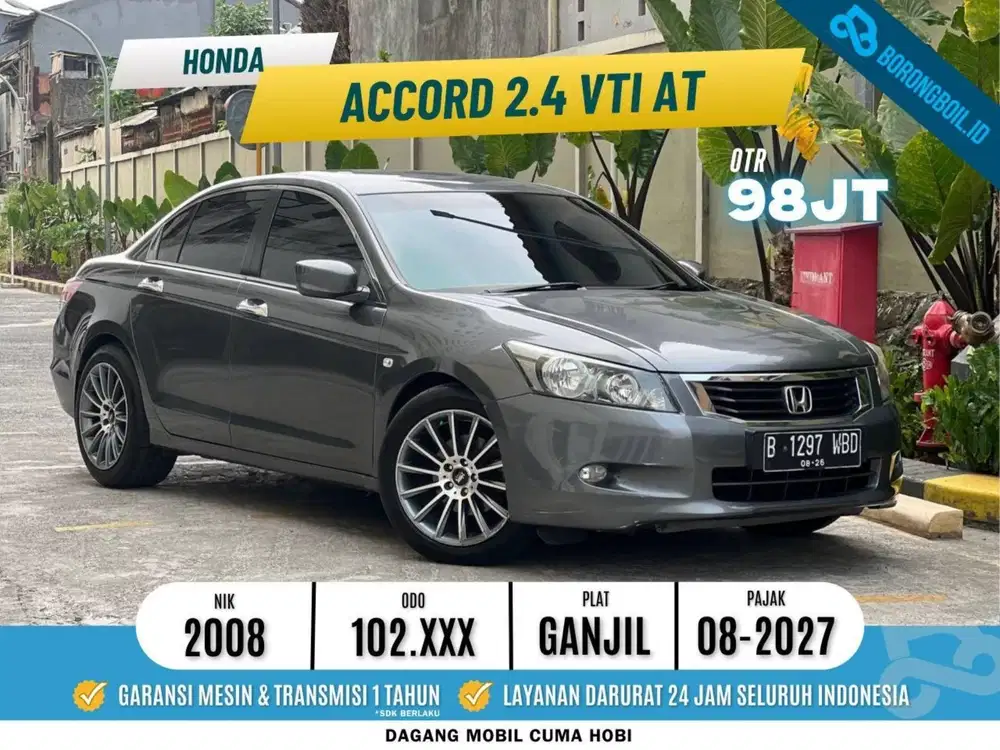 Honda Accord VTI 2.4 AT 2008 Abu abu