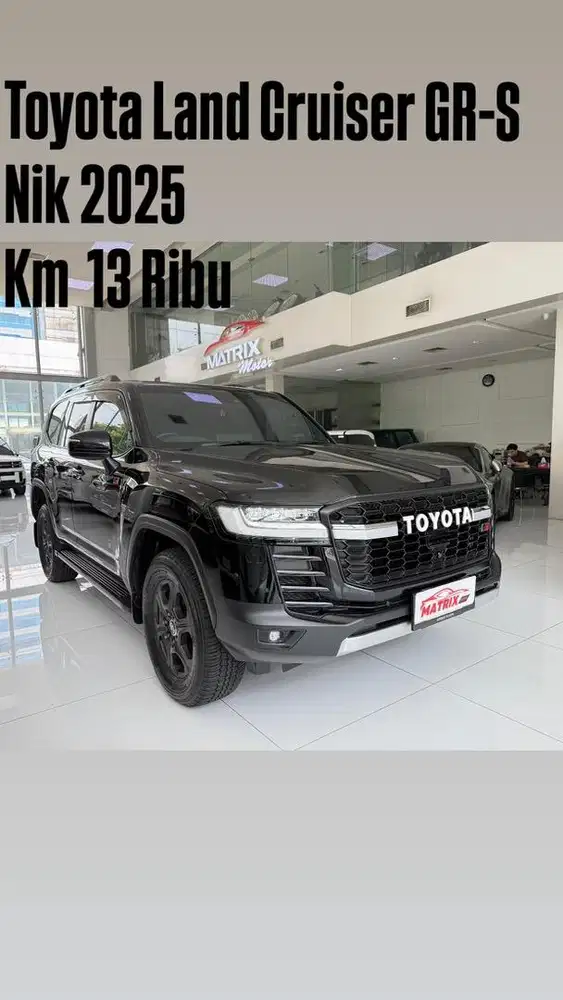 Toyota Land Cruiser GR-S Nik 2025 Black on black Siap pakai