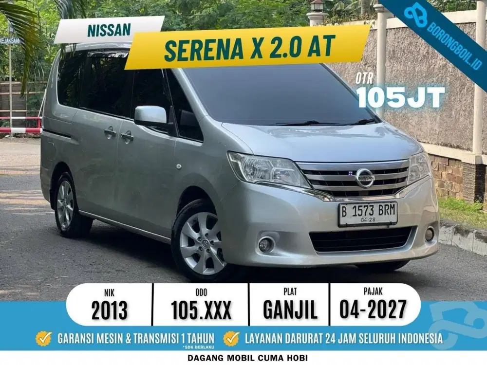 Nissan Serena X AT Silver 2013