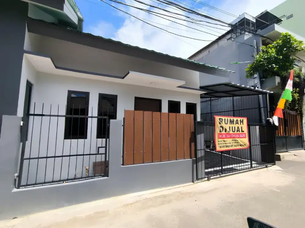 DIJUAL RUMAH MURAH BANGUNAN BARU JL ALAS TUA SEMANAN KALIDERES