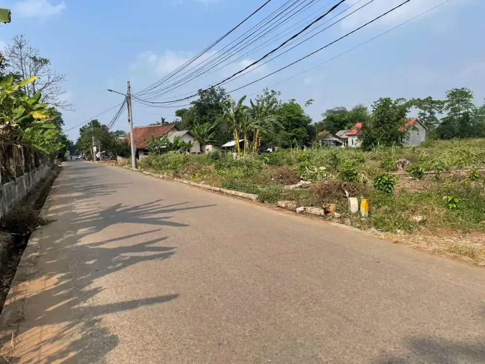 Jual Tanah Strategis Termurah di Cisauk - SHM - 100Jtan - Pinggir Jalan Dekat Stasiun Jatake - 10 menit Tol Legok