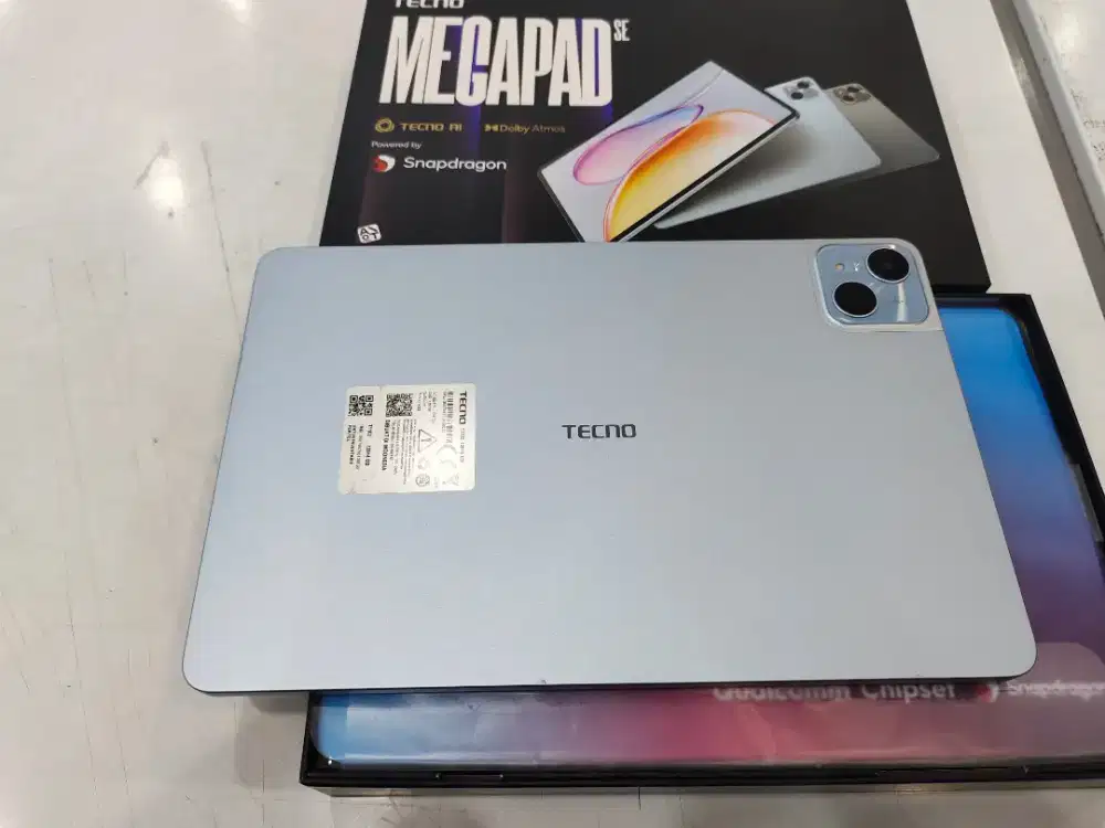 TECNO MEGAPAD SE, BISA PAKE KARTU, SEGEL BOX, GARANSI RESMI