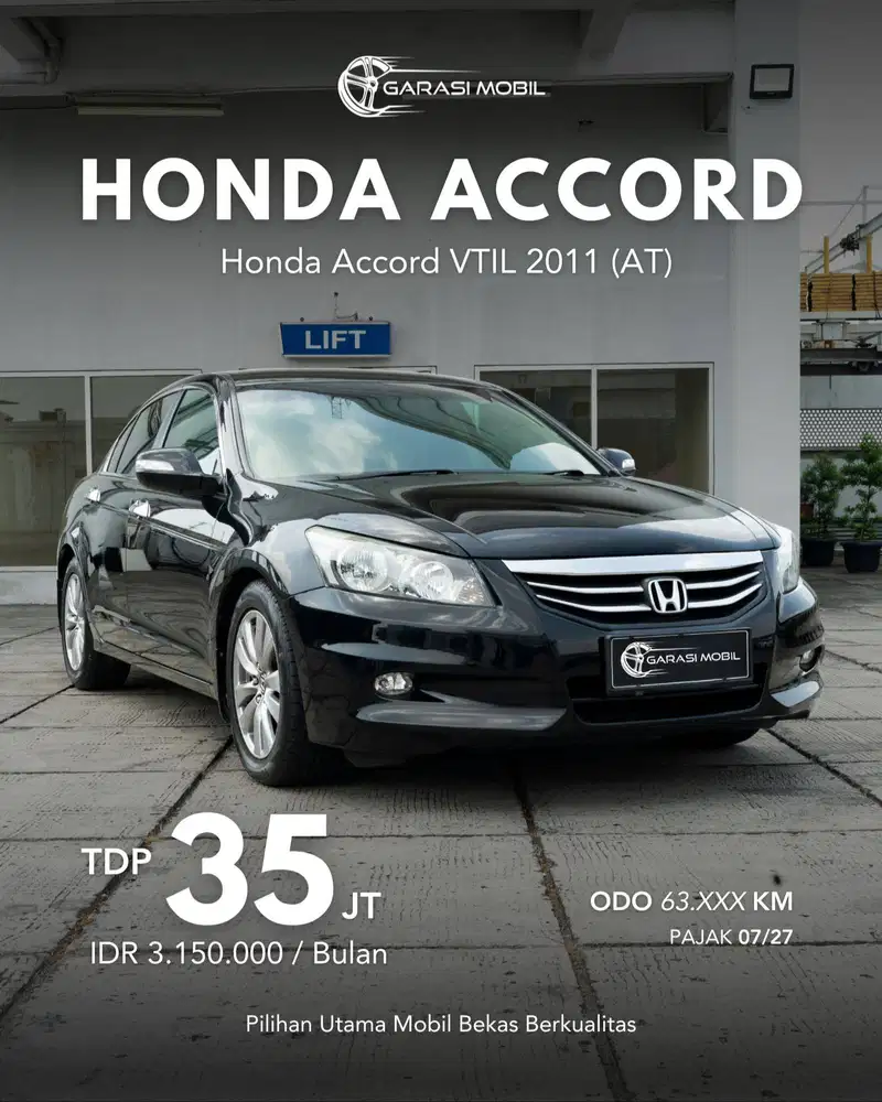 Honda Accord VTIL 2011 (AT)