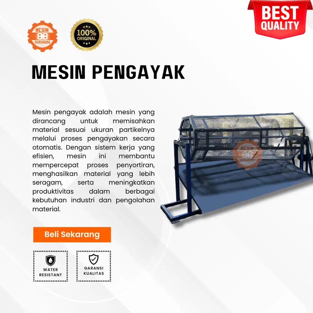 MESIN PENGAYAK - BARU - TERMURAH - TANGAN PERTAMA